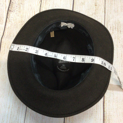 Borsalino Alessandria 1857 Brown Wide Brim Hat Size 7 1/4-7 1/8-5 1/2-58