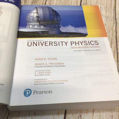 University Physics with Modern Physics (2020) 15th Edition 9781292314730