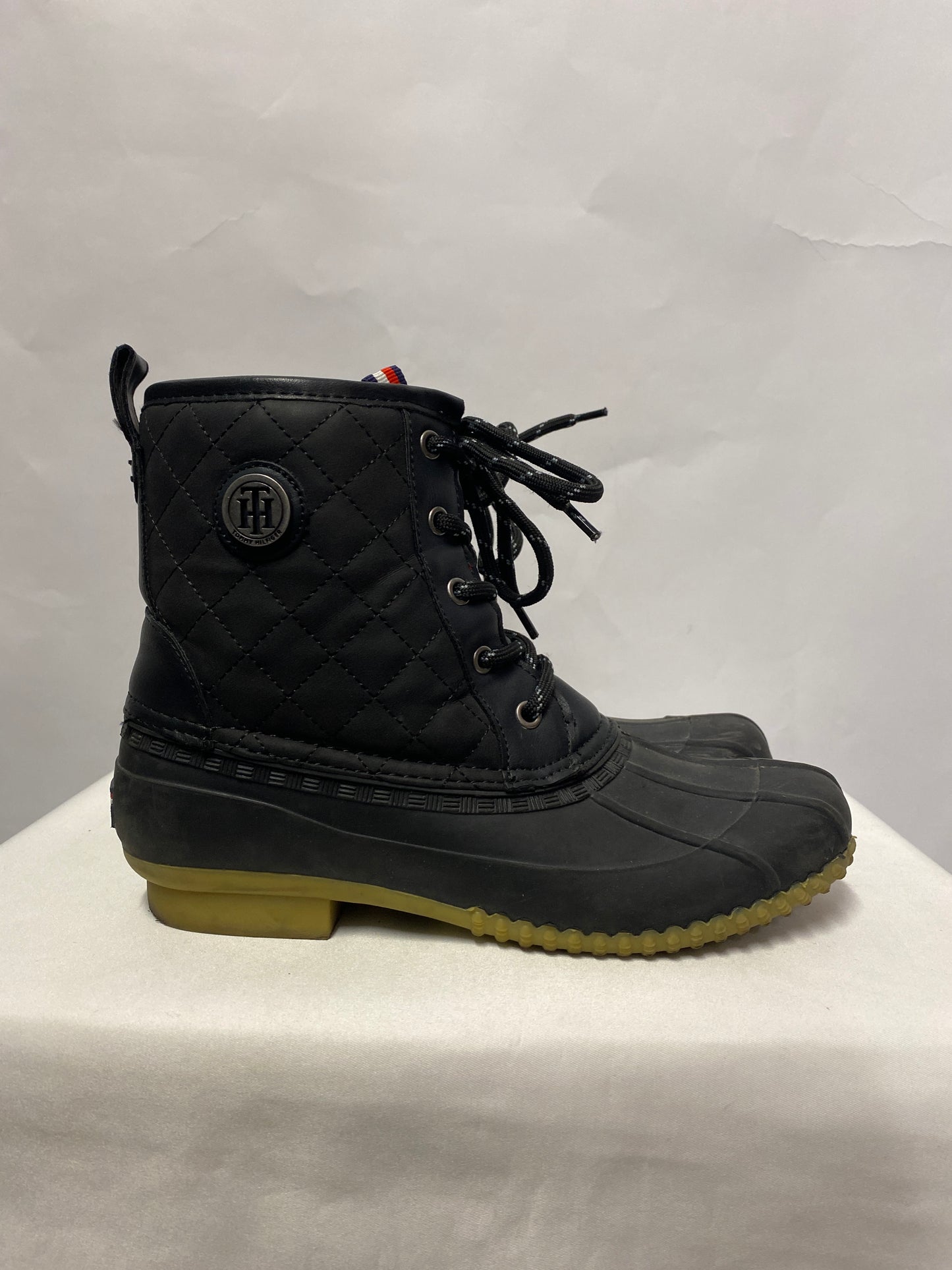 Tommy Hilfiger Navy Duck Boot 8 Regular