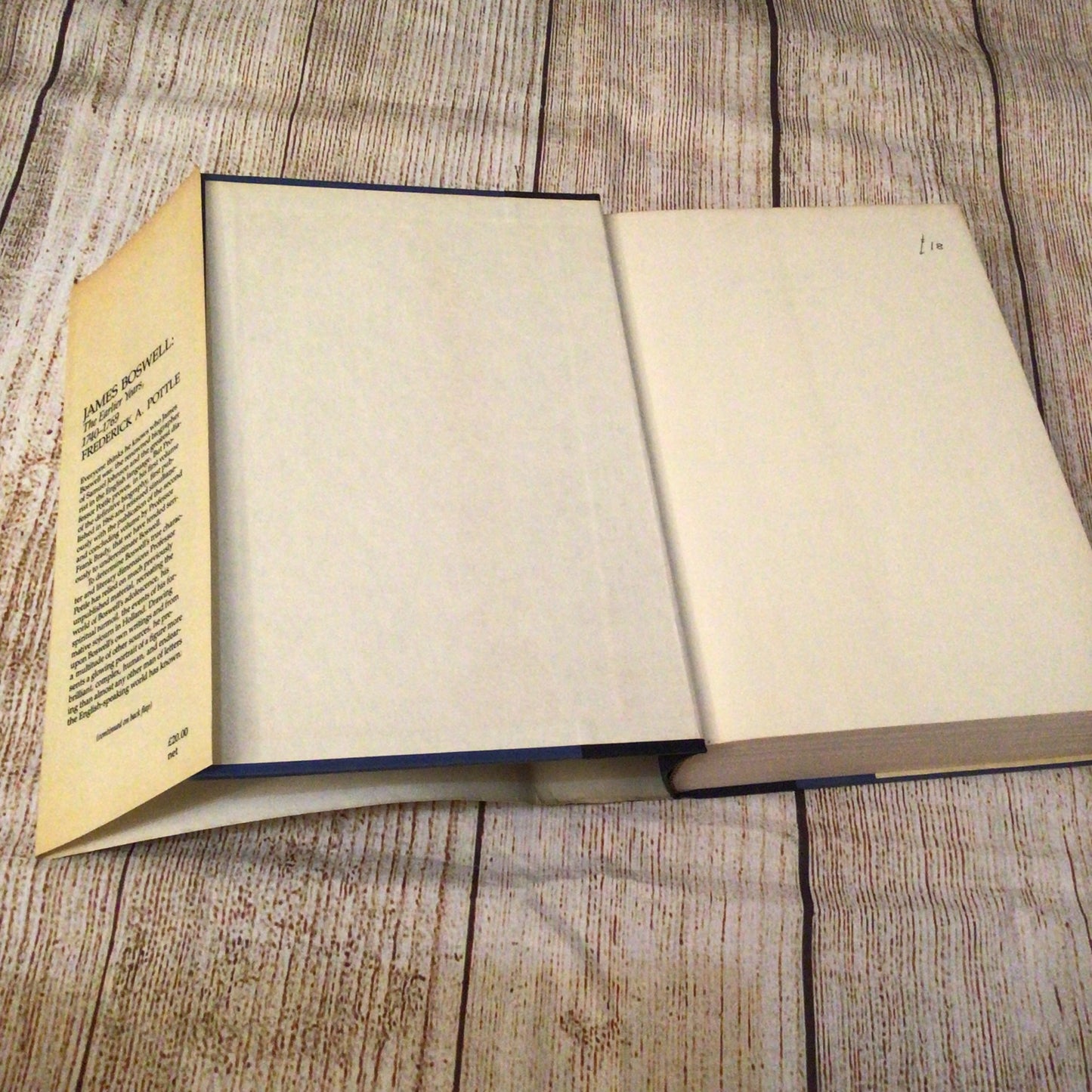 James Boswell: The Earlier Years 1740-1769 by Frederick A. Pottle (1984)