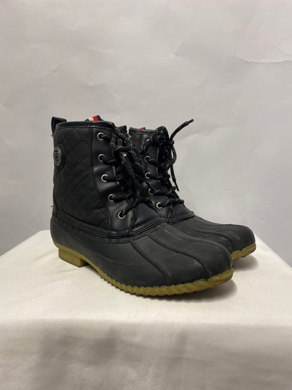 Tommy Hilfiger Navy Duck Boot 8 Regular