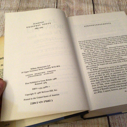 James Boswell: The Earlier Years 1740-1769 by Frederick A. Pottle (1984)