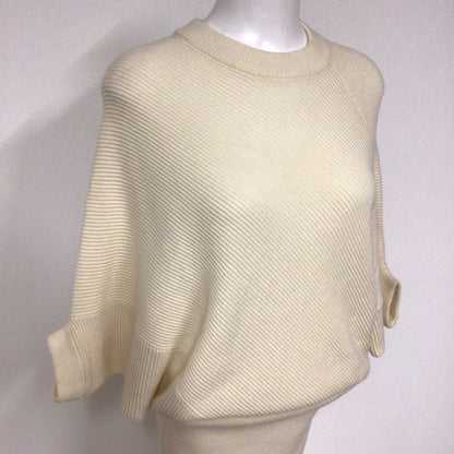 BNWT AllSaints Cream Wool & Cashmere Blend Deon Jumper Dress Size M