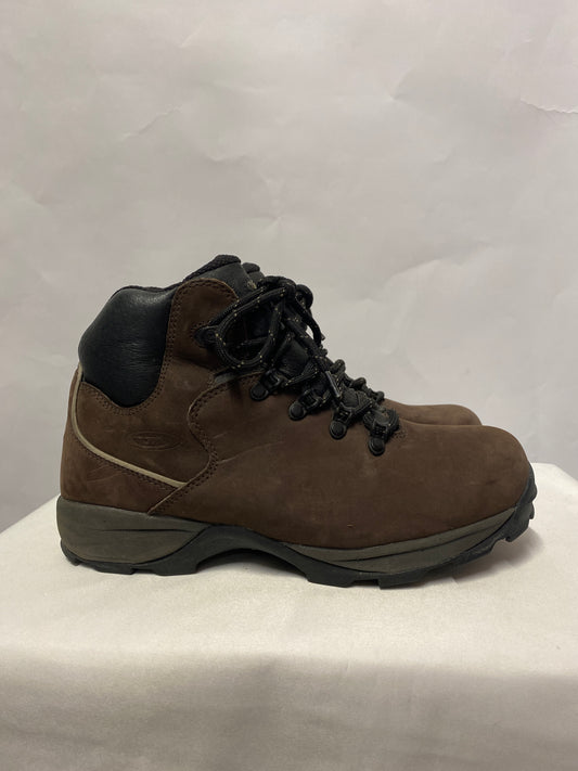 Hi-tec Brown Sierra V-lite Nubuck Leather Waterproof Hiking Boots 6