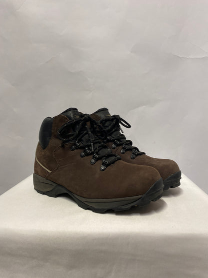 Hi-tec Brown Sierra V-lite Nubuck Leather Waterproof Hiking Boots 6