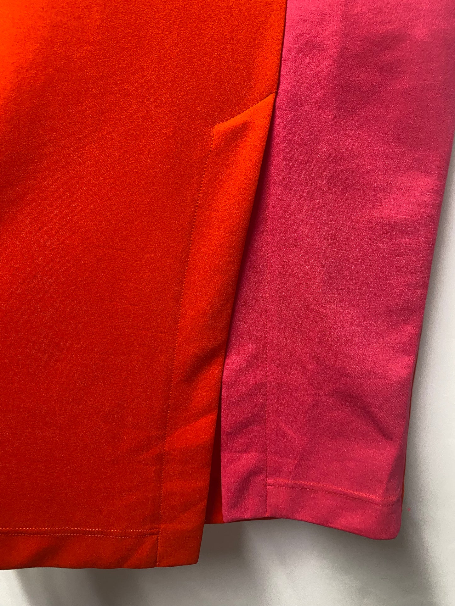 Edit White Closet Orange and Pink Cutout Dress 12 BNWT