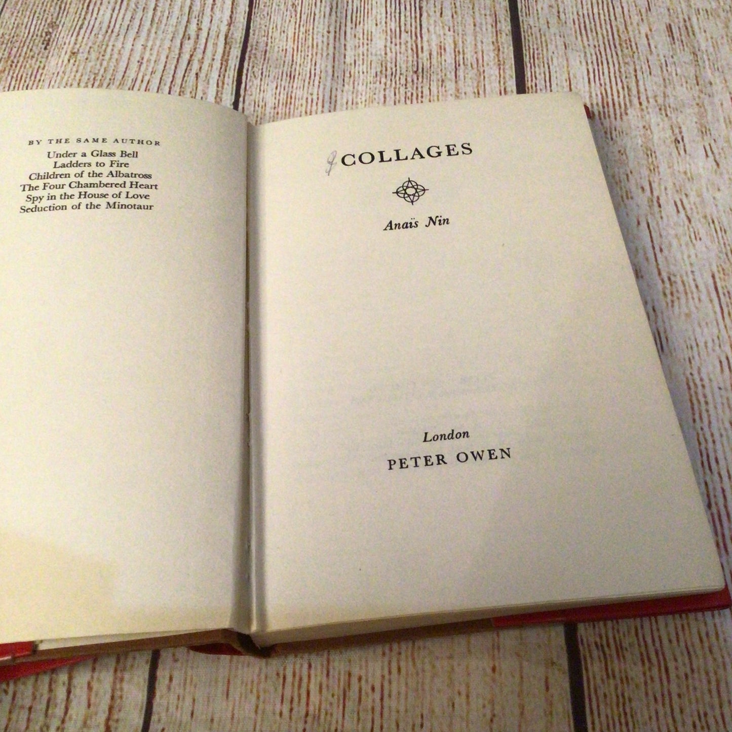 Collages by Anaïs Nin (Peter Owen, 1964)