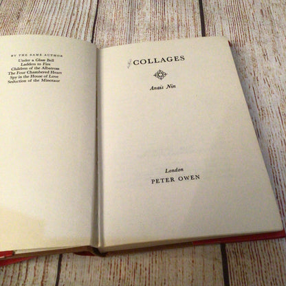 Collages by Anaïs Nin (Peter Owen, 1964)