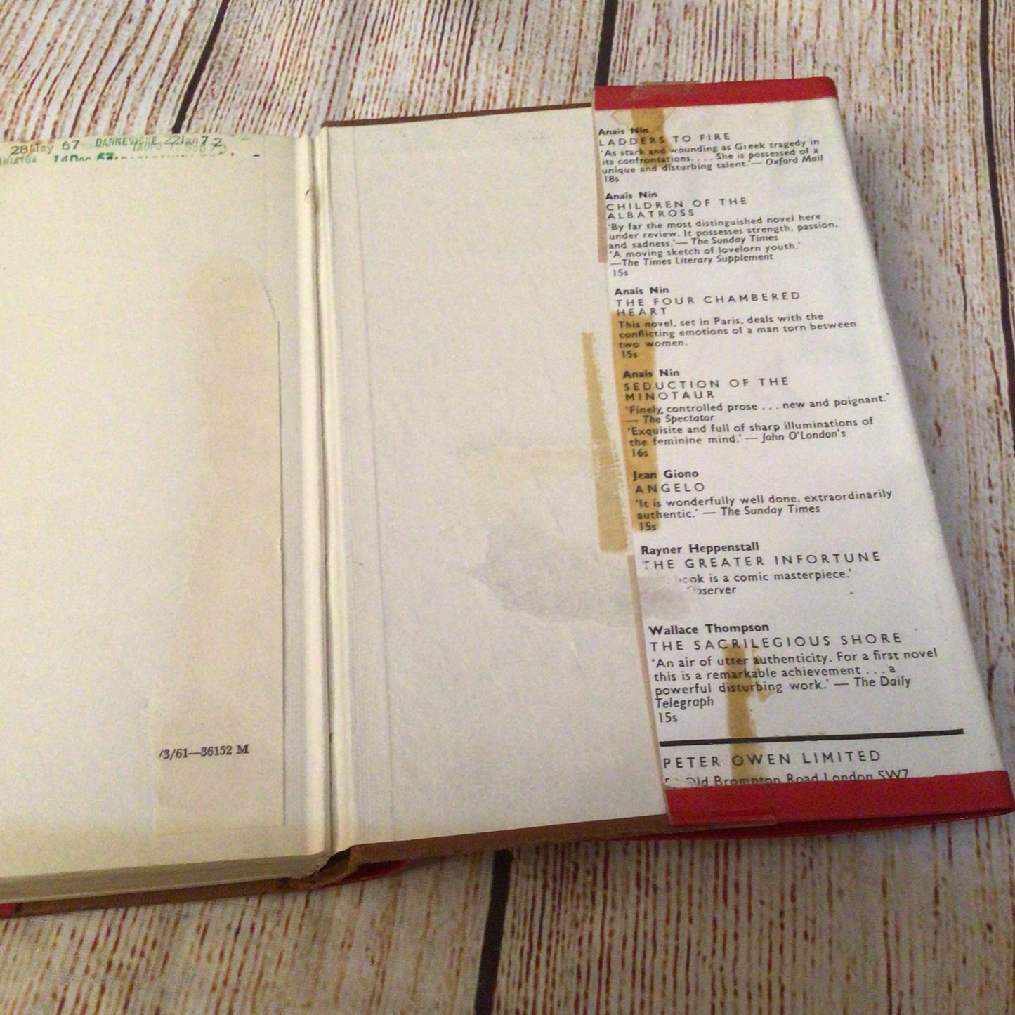 Collages by Anaïs Nin (Peter Owen, 1964)