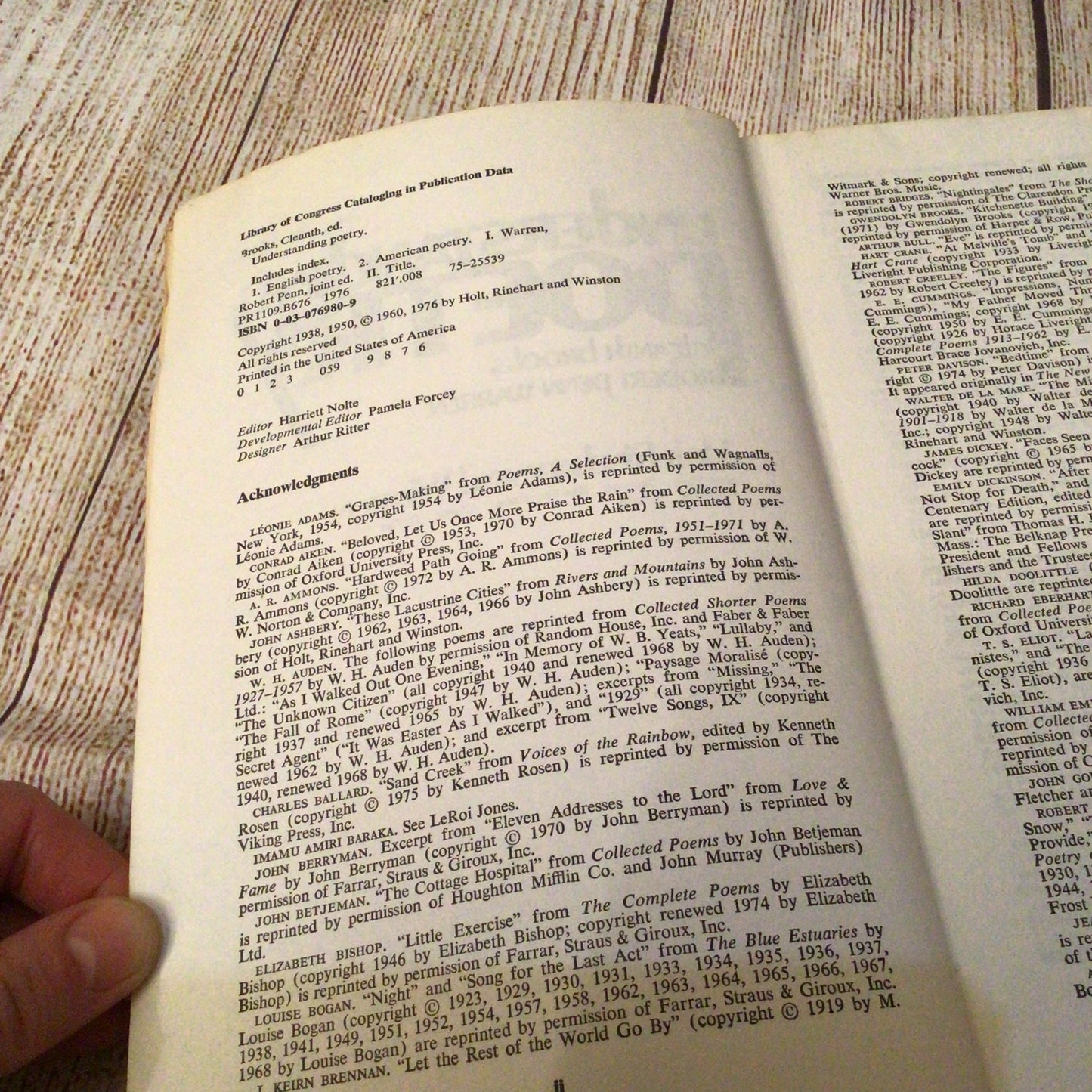 Understanding Poetry 4th Edition by C. Brooks, R.P. Warren (1976) 0030769809