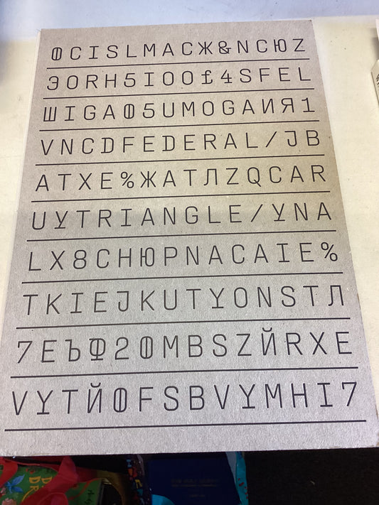 Federal Triangle Gnomic Book 2019 Limited Edition Mike Osborne