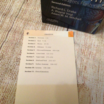 Gray’s Anatomy for Students Flash Cards, 2nd Edition, 9780702031724