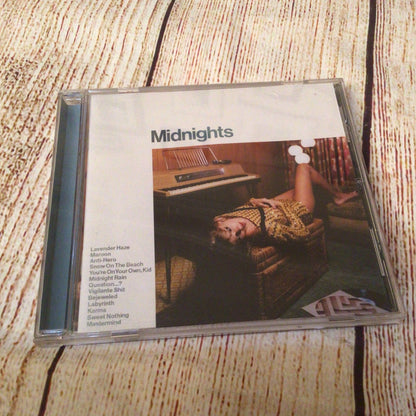 Taylor Swift - Midnights CD, Jade Green Edition w/Signed Insert 602445897186