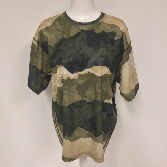 Adidas Prime Green Aeroready Camouflage Print Training Top Size M v2