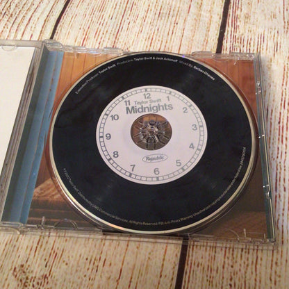 Taylor Swift - Midnights CD, Jade Green Edition w/Signed Insert 602445897186