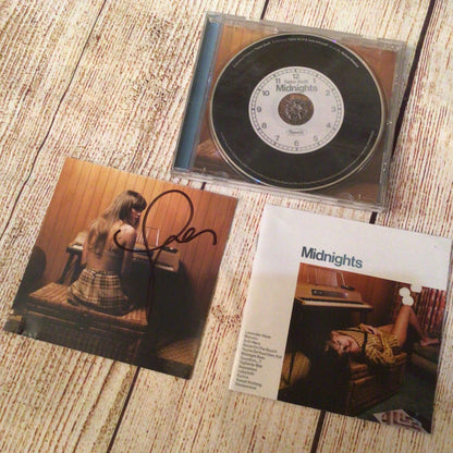 Taylor Swift - Midnights CD, Jade Green Edition w/Signed Insert 602445897186