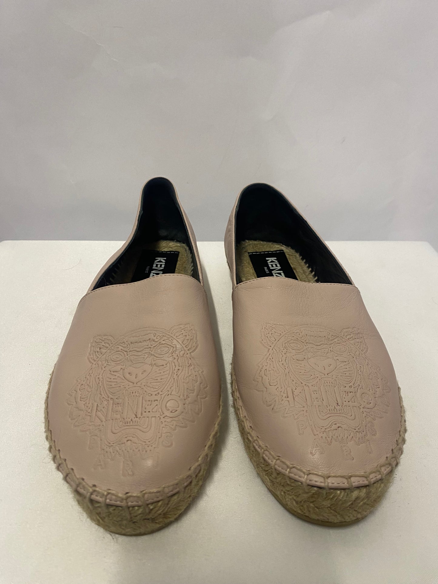 Kenzo Pink Leather Espadrilles 2/35