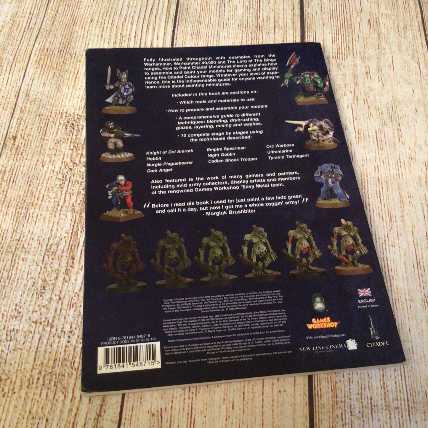 How to Paint Citadel Miniatures by Rick Priestley (2008) 9781841548715