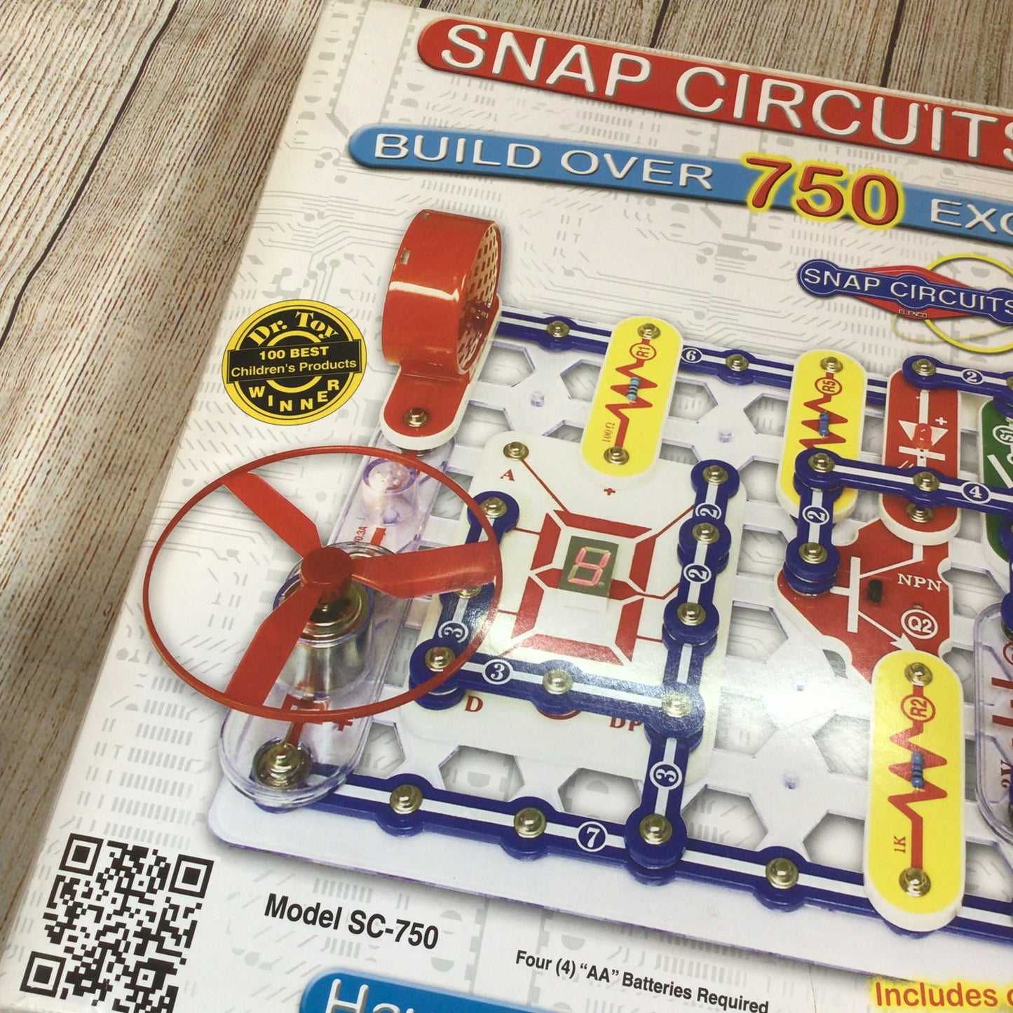 Elenco Snap Circuits Extreme 750, Model SC-750, 756619002958 (batteries incl)