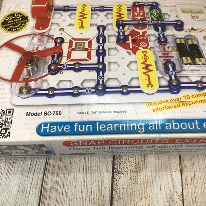 Elenco Snap Circuits Extreme 750, Model SC-750, 756619002958 (batteries incl)
