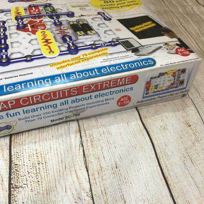 Elenco Snap Circuits Extreme 750, Model SC-750, 756619002958 (batteries incl)
