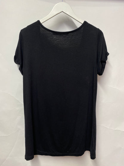 Calvin Klein Black Stretch Text T-shirt XXL