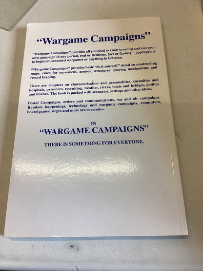 Wargame Campaigns by C S Grant