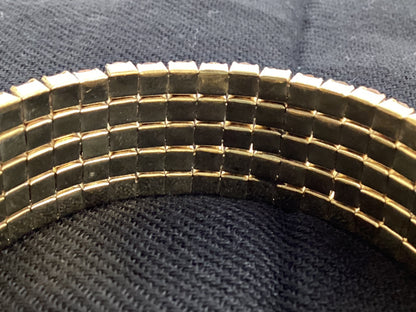 Vintage 5 Row Rhinestone Bangle