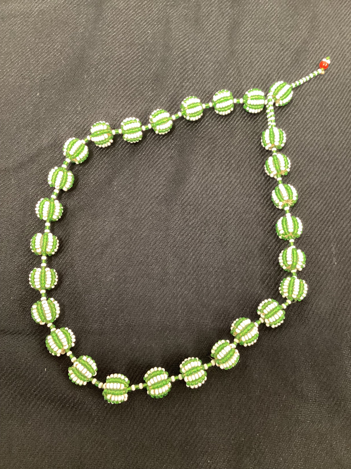 Vintage Seeded Bead Necklace