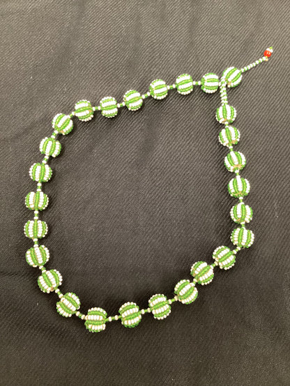 Vintage Seeded Bead Necklace
