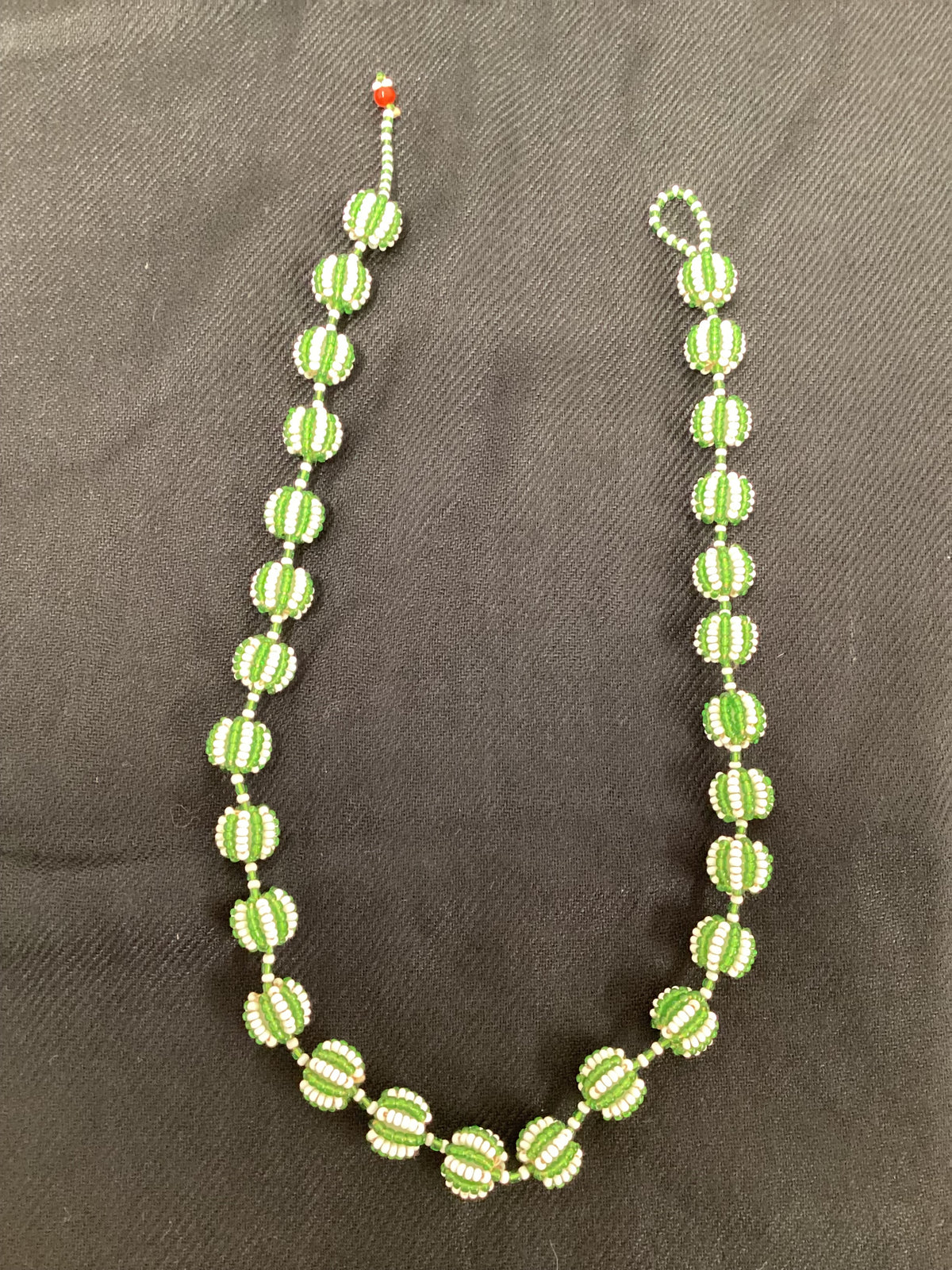 Vintage Seeded Bead Necklace