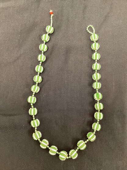 Vintage Seeded Bead Necklace