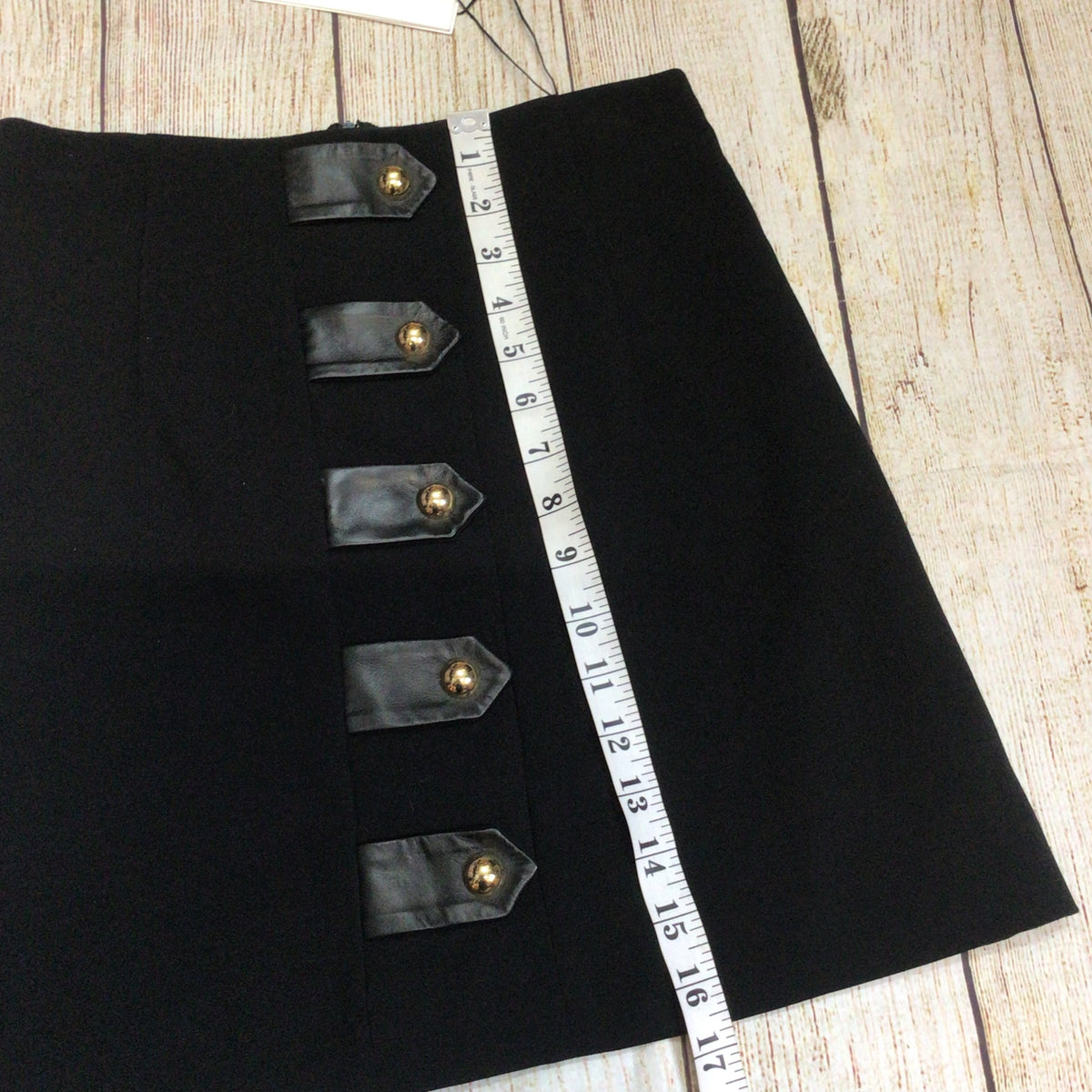 BNWT Sandro Black Jarah J3858H Mini Skirt Size 1 (on label) 8 UK