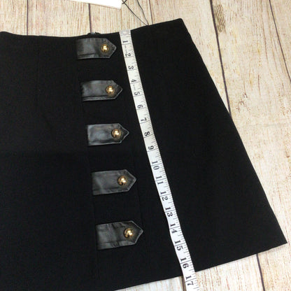 BNWT Sandro Black Jarah J3858H Mini Skirt Size 1 (on label) 8 UK