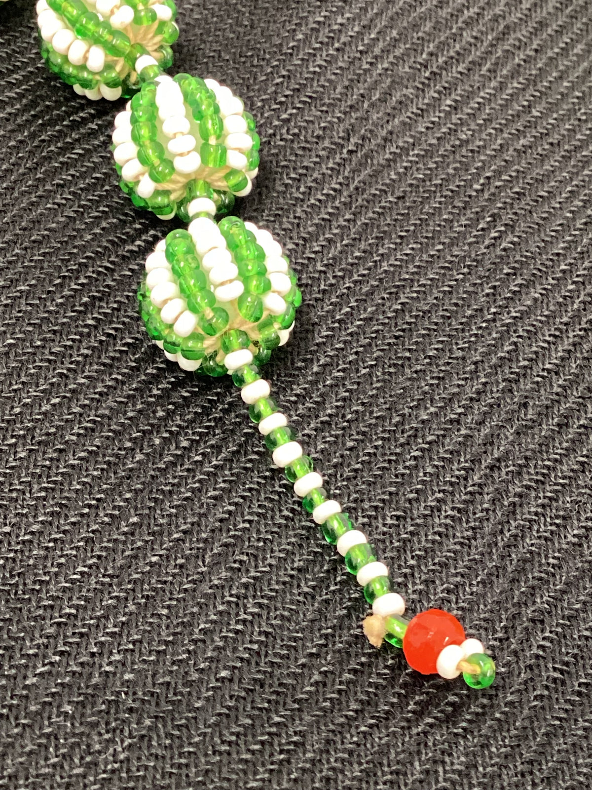 Vintage Seeded Bead Necklace
