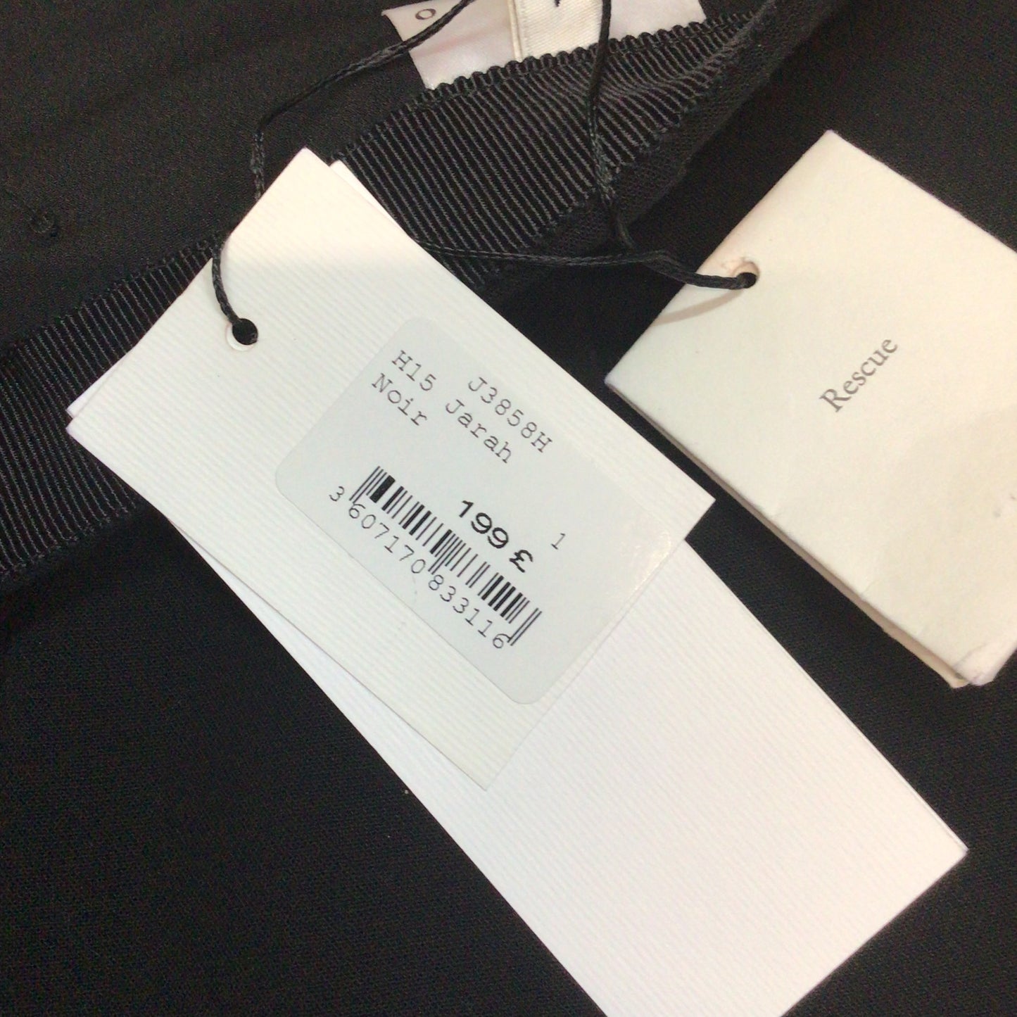 BNWT Sandro Black Jarah J3858H Mini Skirt Size 1 (on label) 8 UK