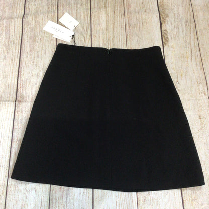 BNWT Sandro Black Jarah J3858H Mini Skirt Size 1 (on label) 8 UK
