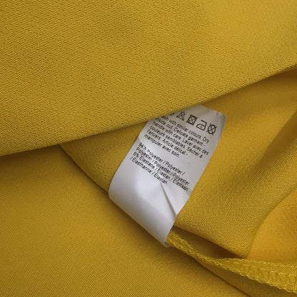 BNWT River Island Dark Yellow Midi Skirt Size 12