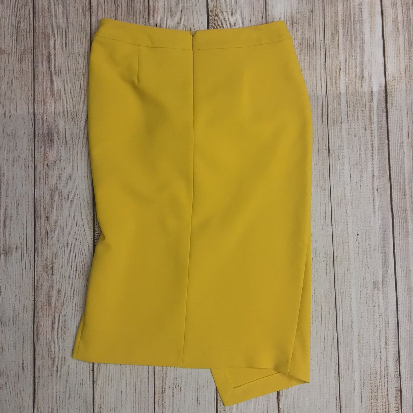 BNWT River Island Dark Yellow Midi Skirt Size 12