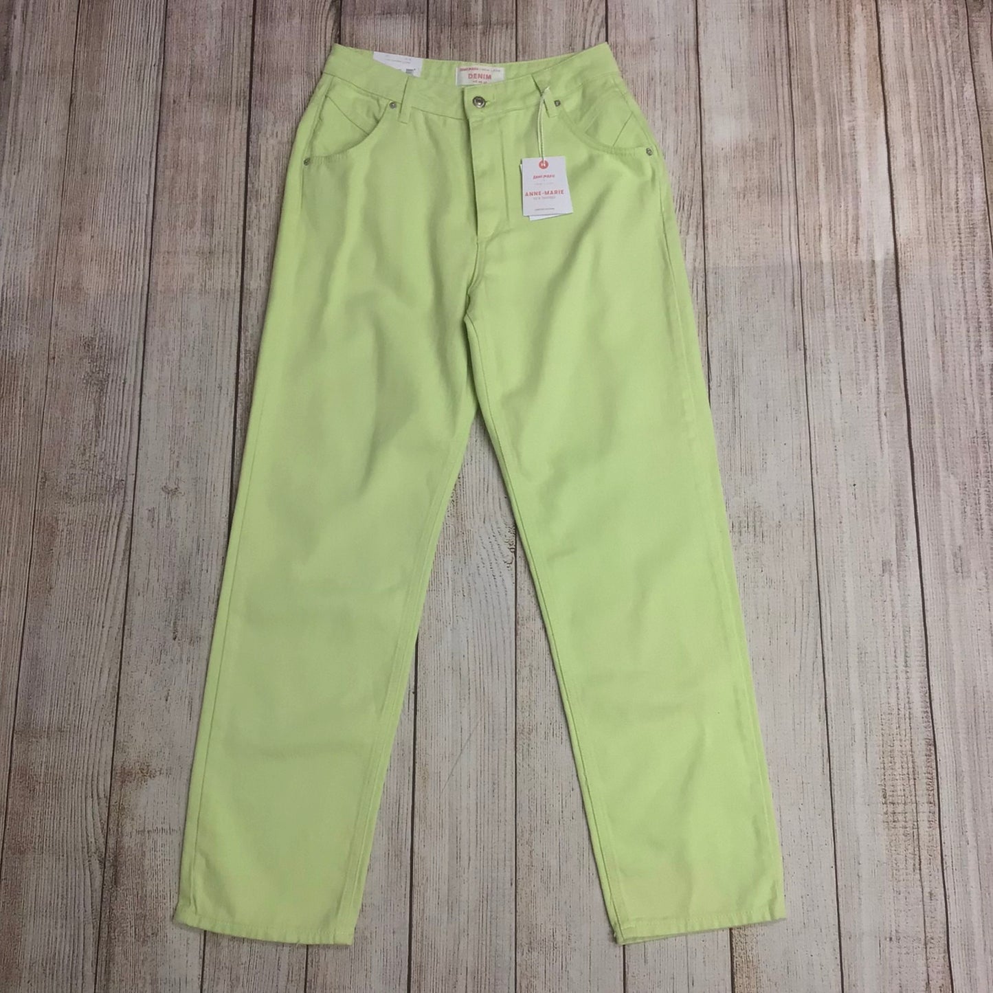 BNWT Anne-Marie x New Look Mint Green 90s Tapered Jeans Size 12