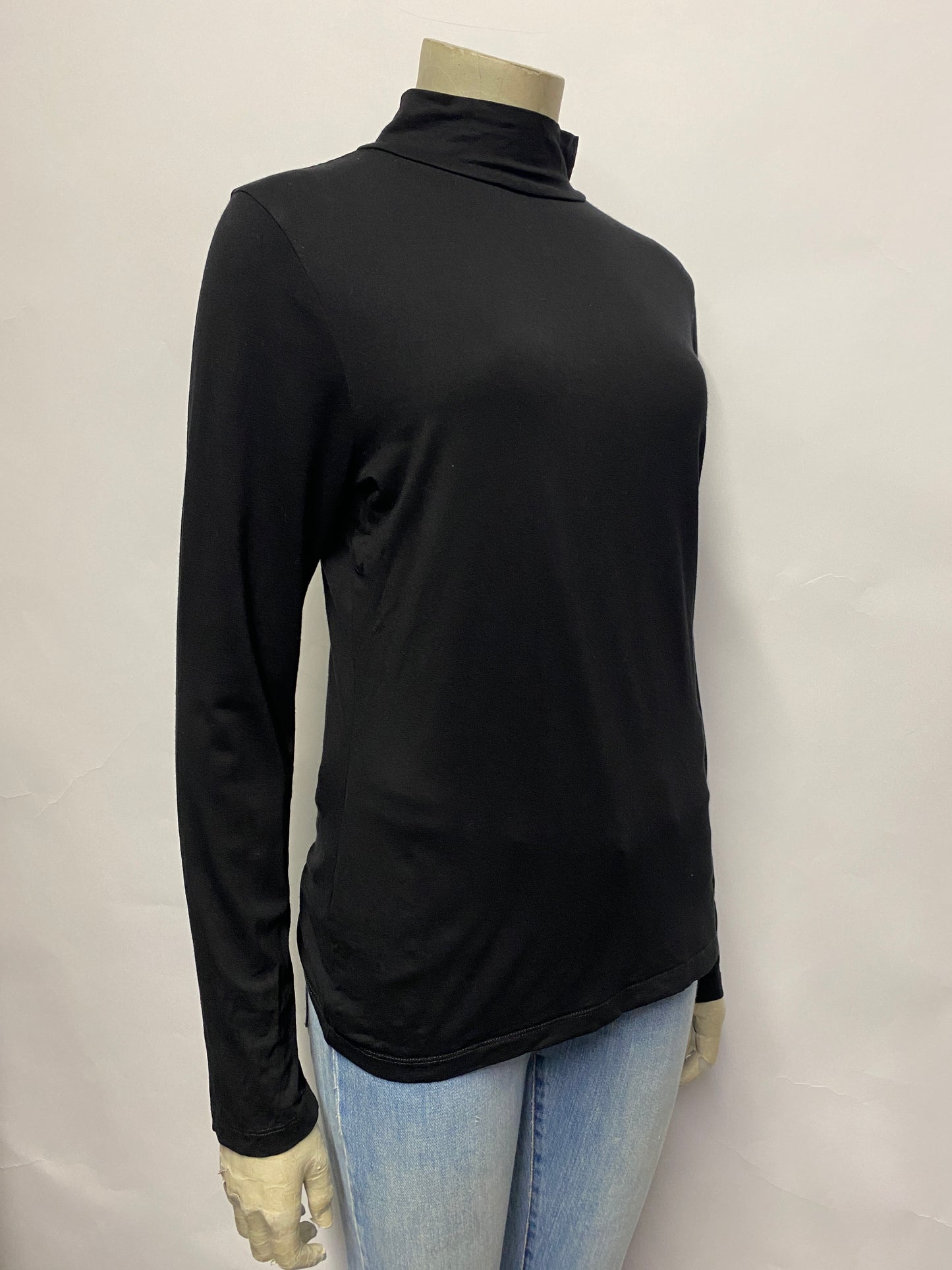 Mint Velvet Black Turtle Neck L