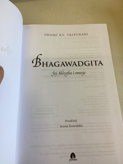 Bhagawadgita Swami B. V. Tripurari Przedmowa Dr David Frawley