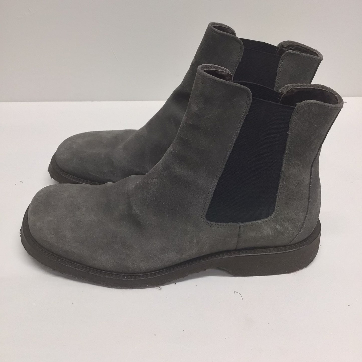 DKNY Dark Grey Suede Ankle Boots Size 8 UK