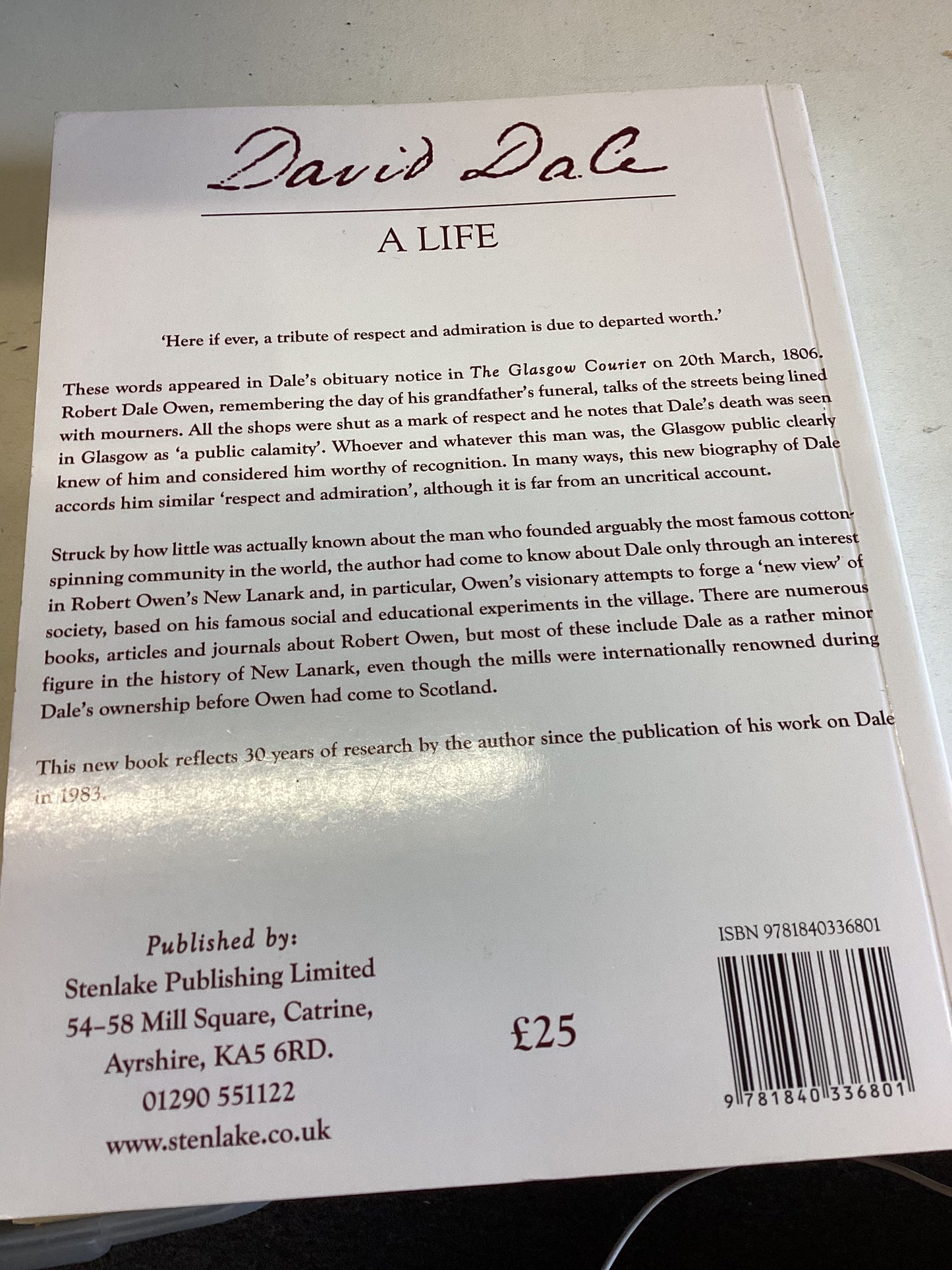 David Dale A Life David J McLaren