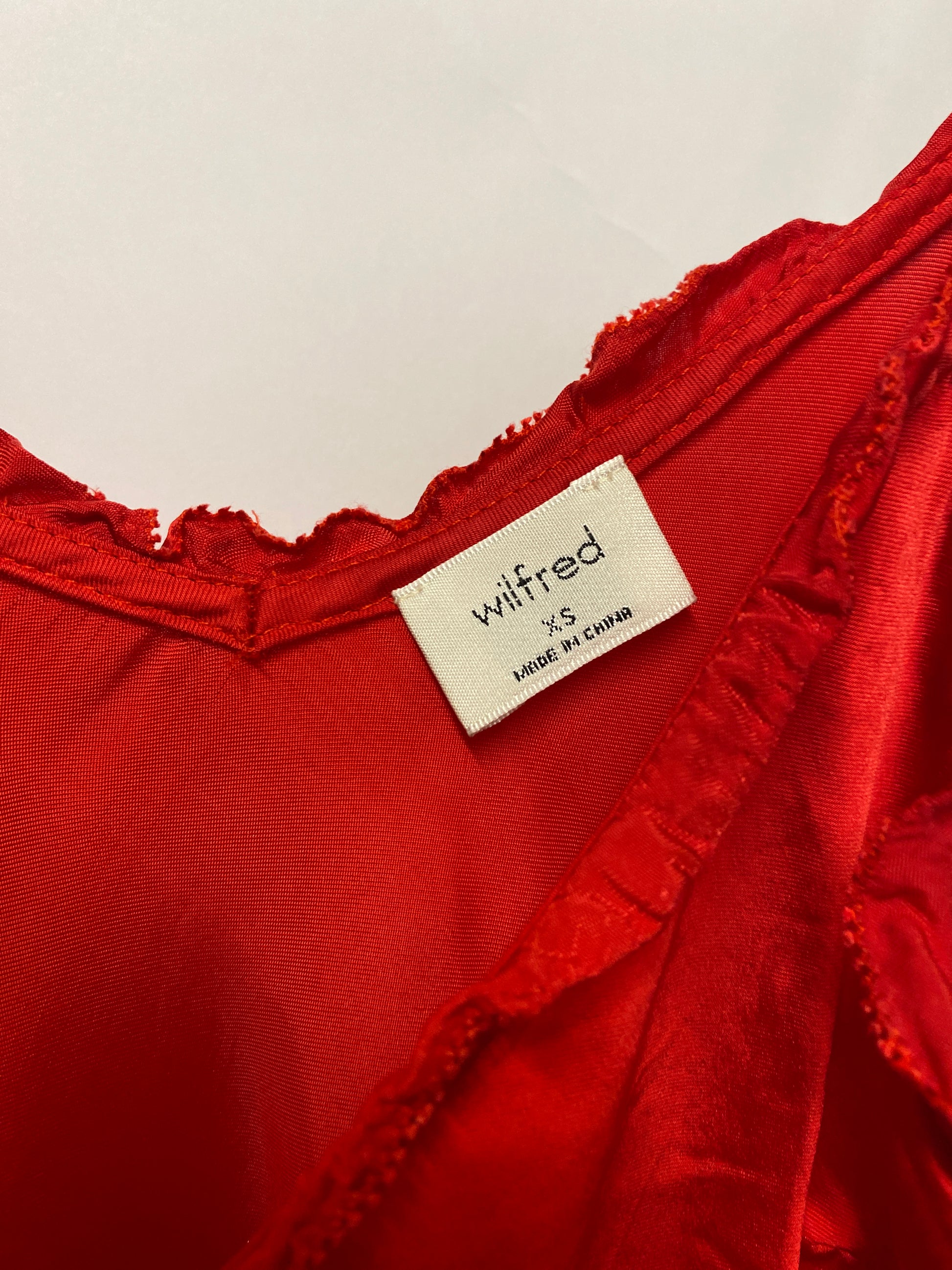 Wilfred Red Cupro Camisole Top XS – Shop for Shelter
