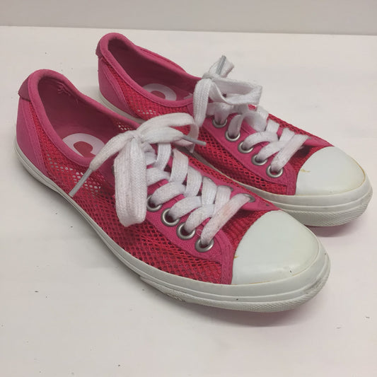 Superdry Low Pro Mesh Derby Pink Trainers Shoes Size 5 UK