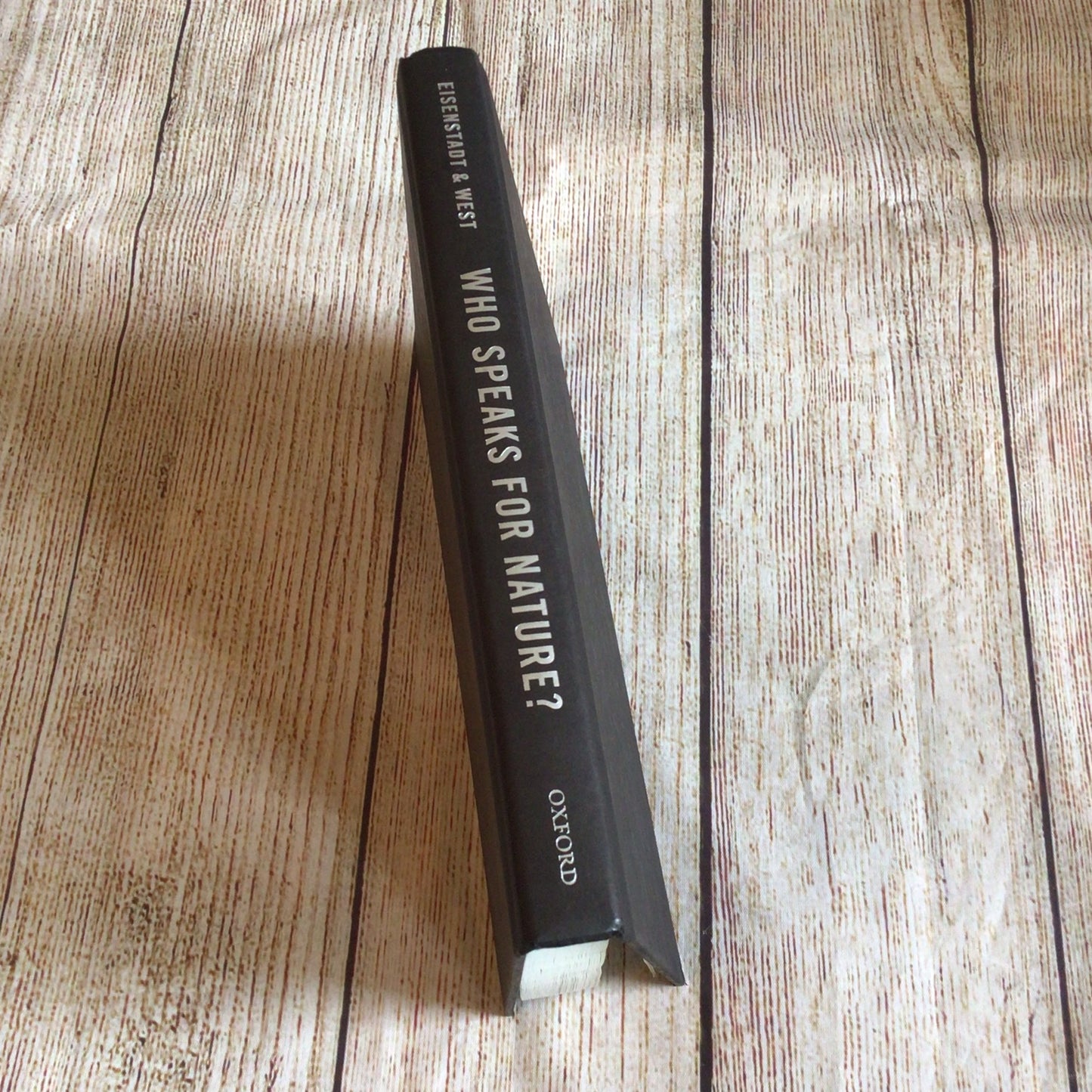 Who Speaks for Nature by Eisenstadt & West (2019, Hardback) 9780190908959