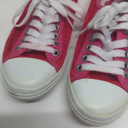 Superdry Low Pro Mesh Derby Pink Trainers Shoes Size 5 UK