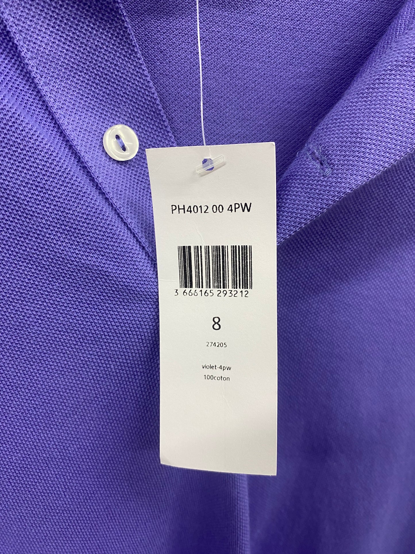 Lacoste Purple Slim Fit Polo Shirt BNWT