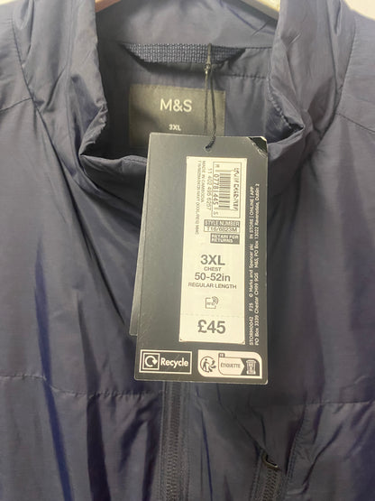 Marks and Spencer Navy Padded Gilet 3XL BNWT